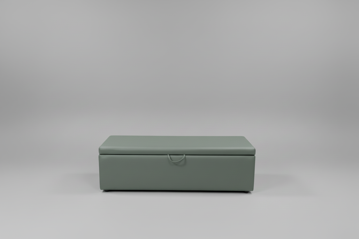 Plain Storage Ottoman