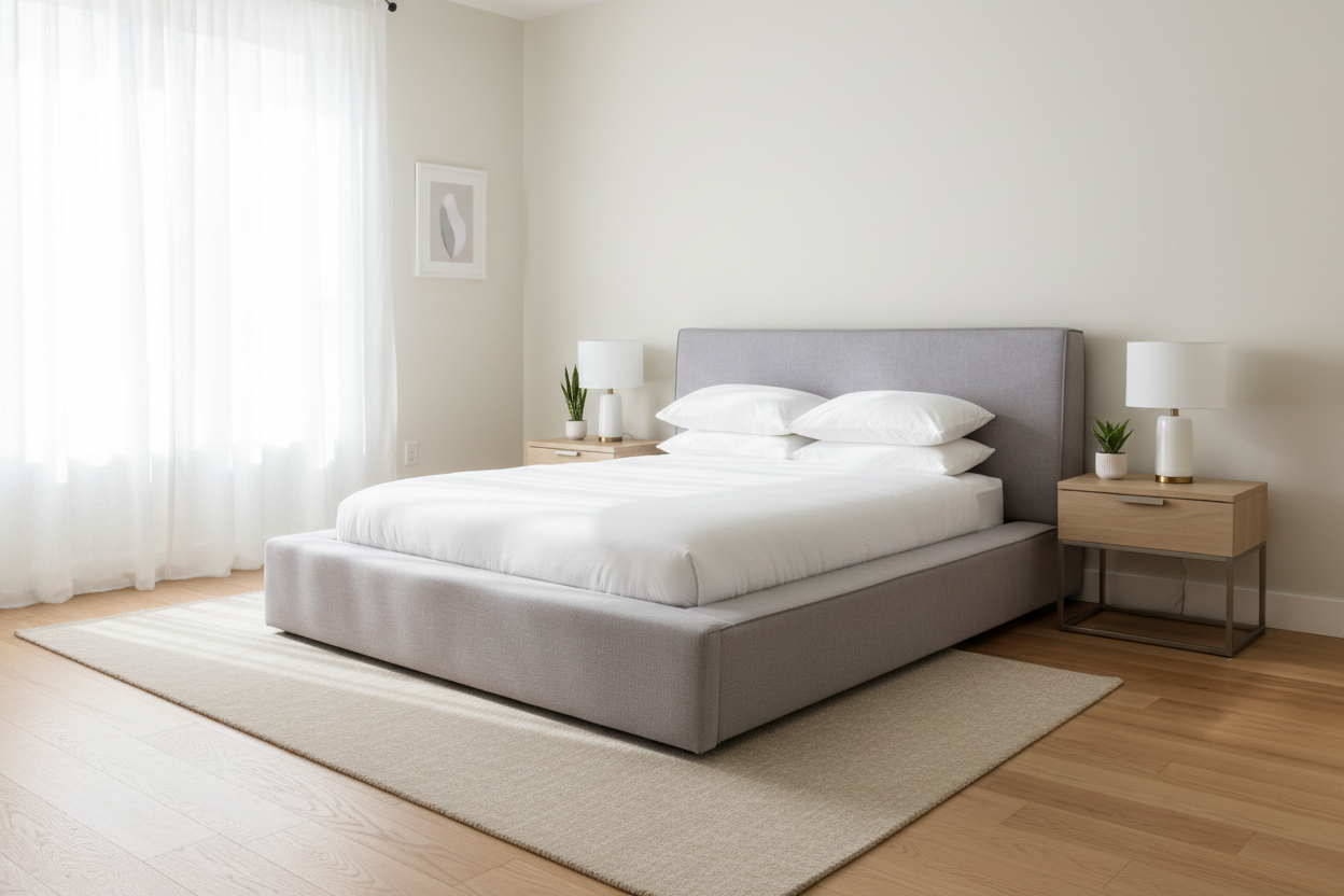 Bold Upholstered bed