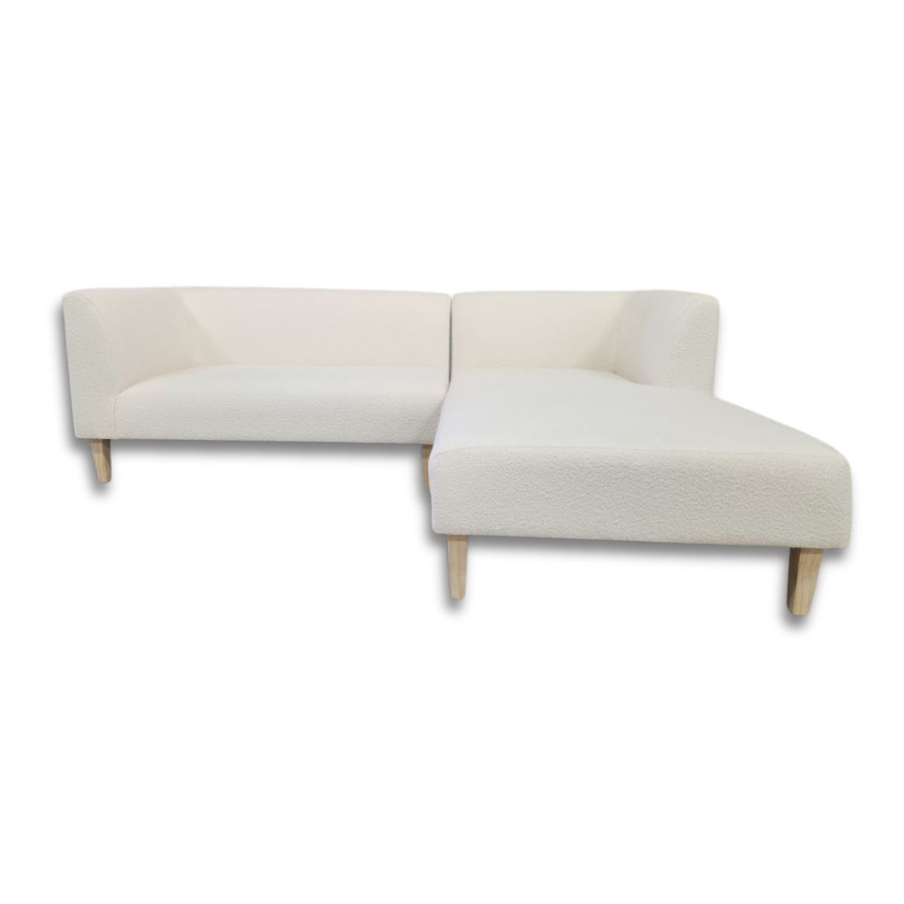 Ella Daybed with fixed seating, offering modern design and comfort for any room.