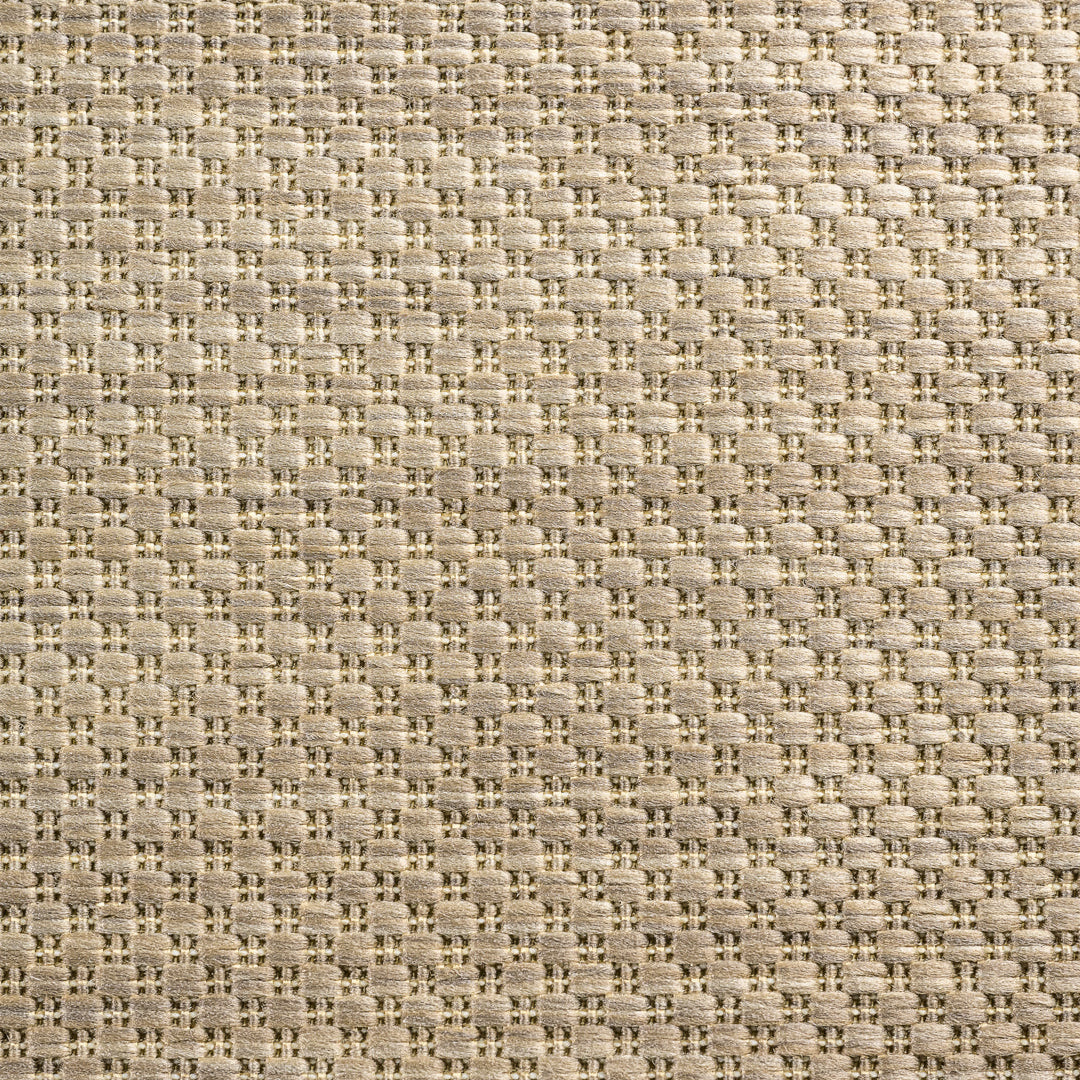 Close-up of beige woven fabric texture