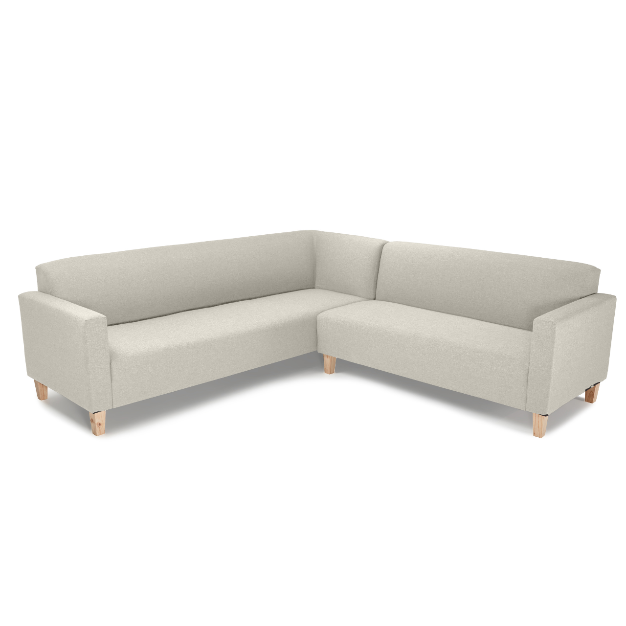 New York L-Shaped Corner Couch, offering stylish design and fixed seating for smaller spaces.