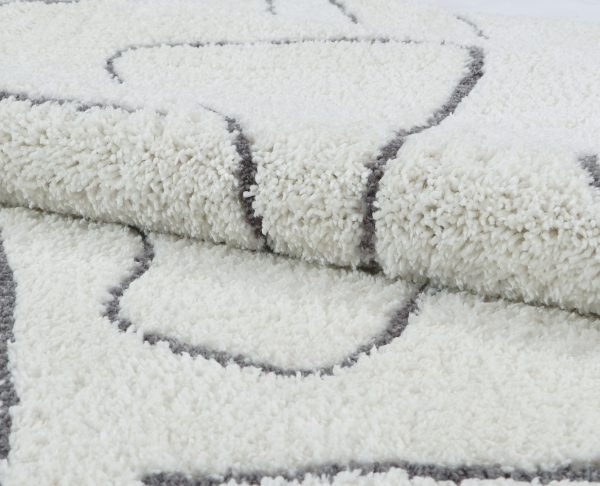 Oslo Blizzard rug styled in a living room