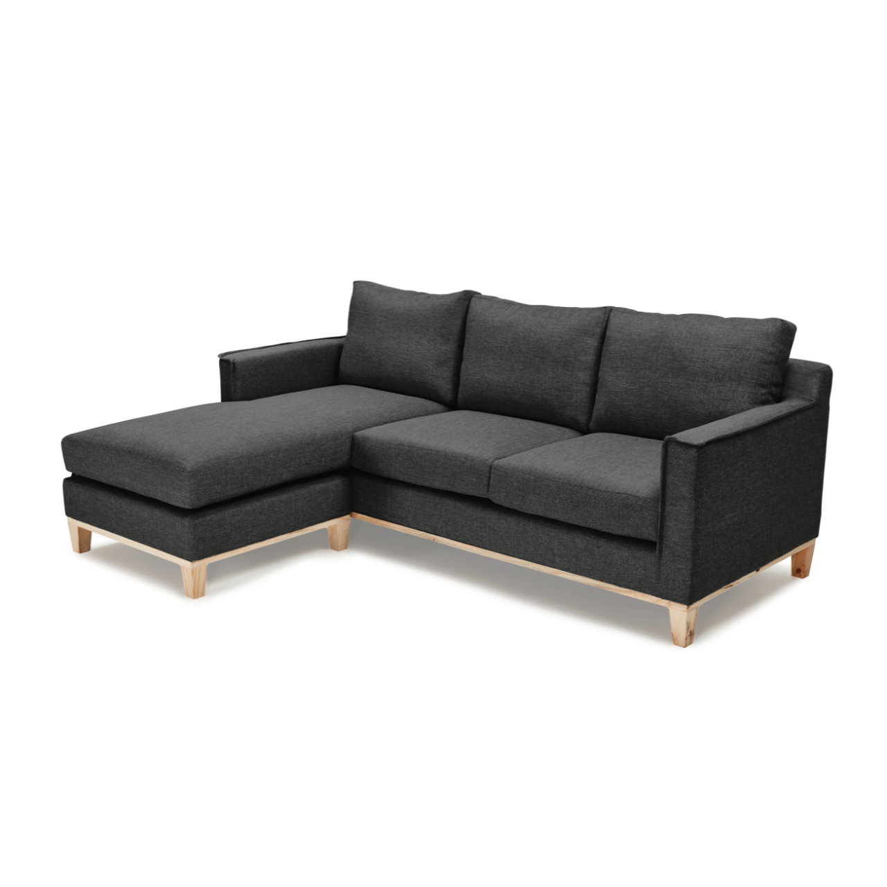 Side view of the Pillay Universal Daybed, showcasing its classic wooden frame.