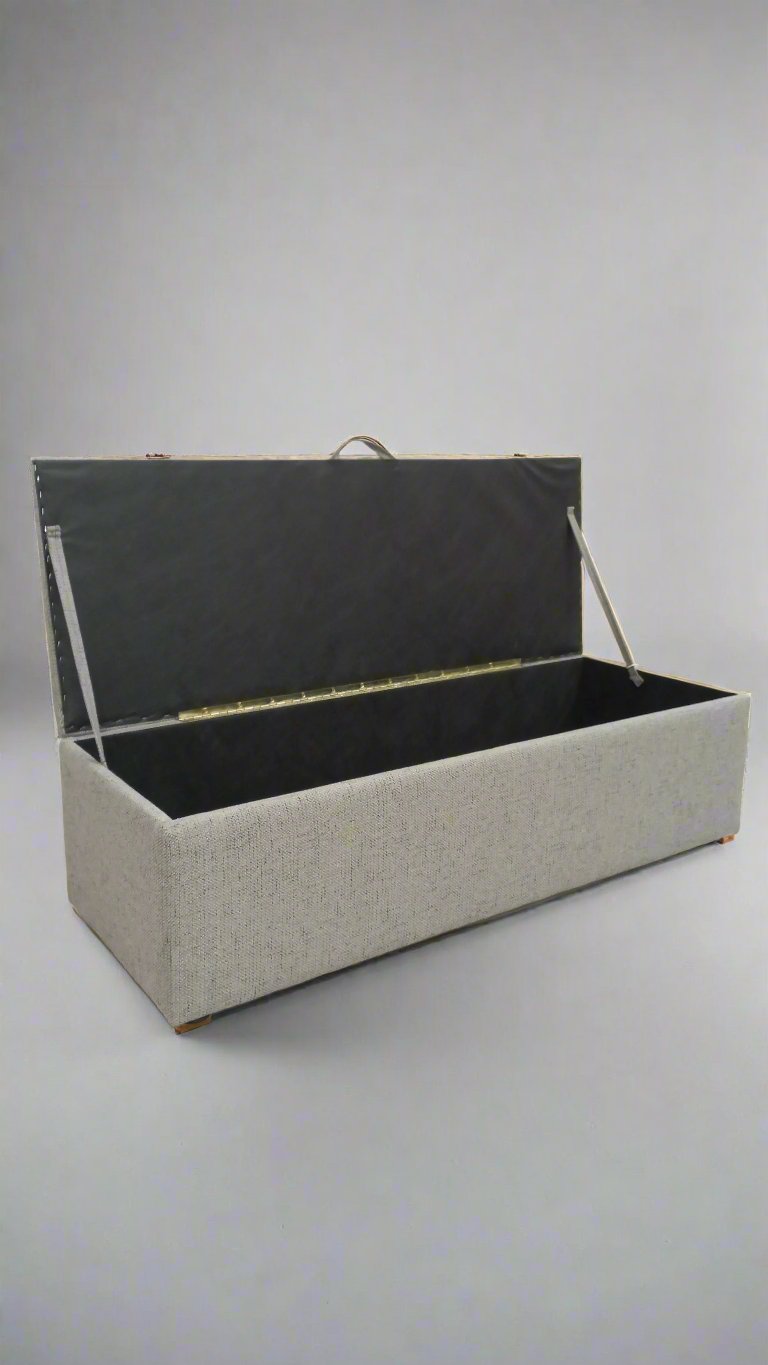 Storage blanked box and extra bench bedroom furniture piece