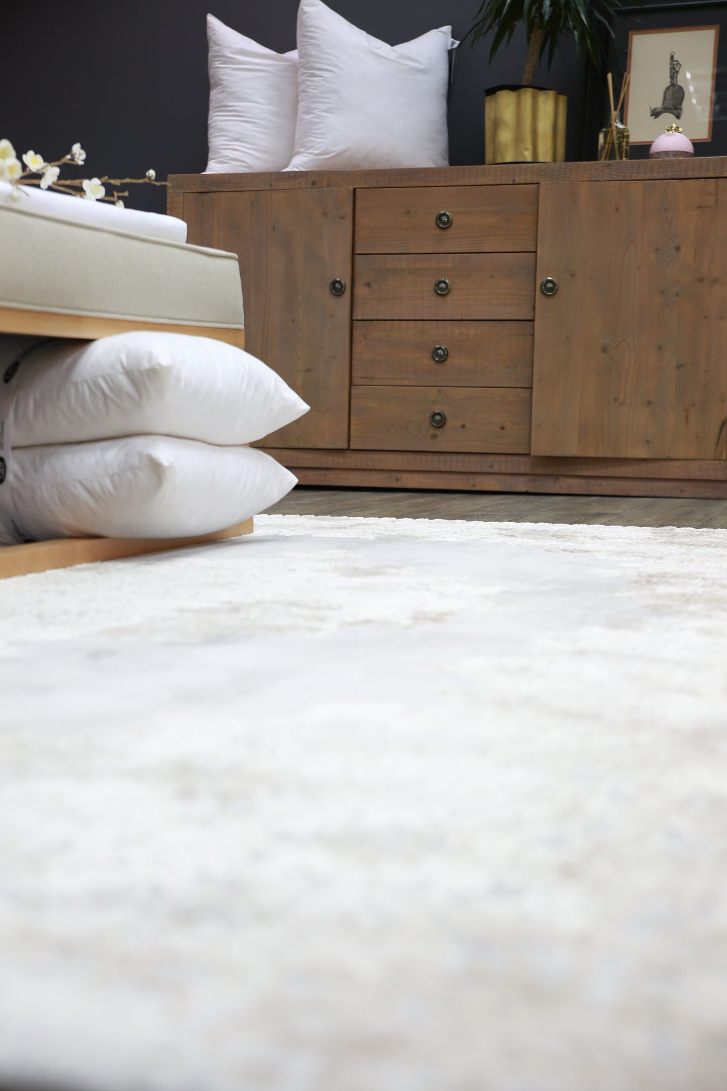 Luxurious feather pillow inners, designed to contour to the head and neck.