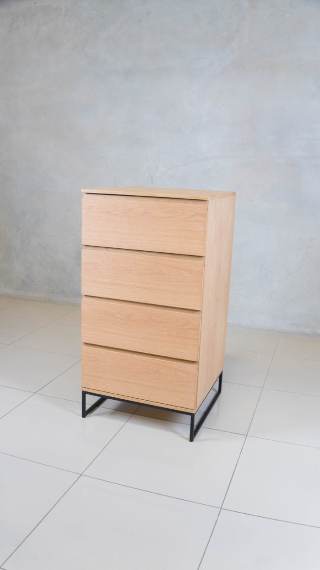 Naked Tall Boy Chest of drawers