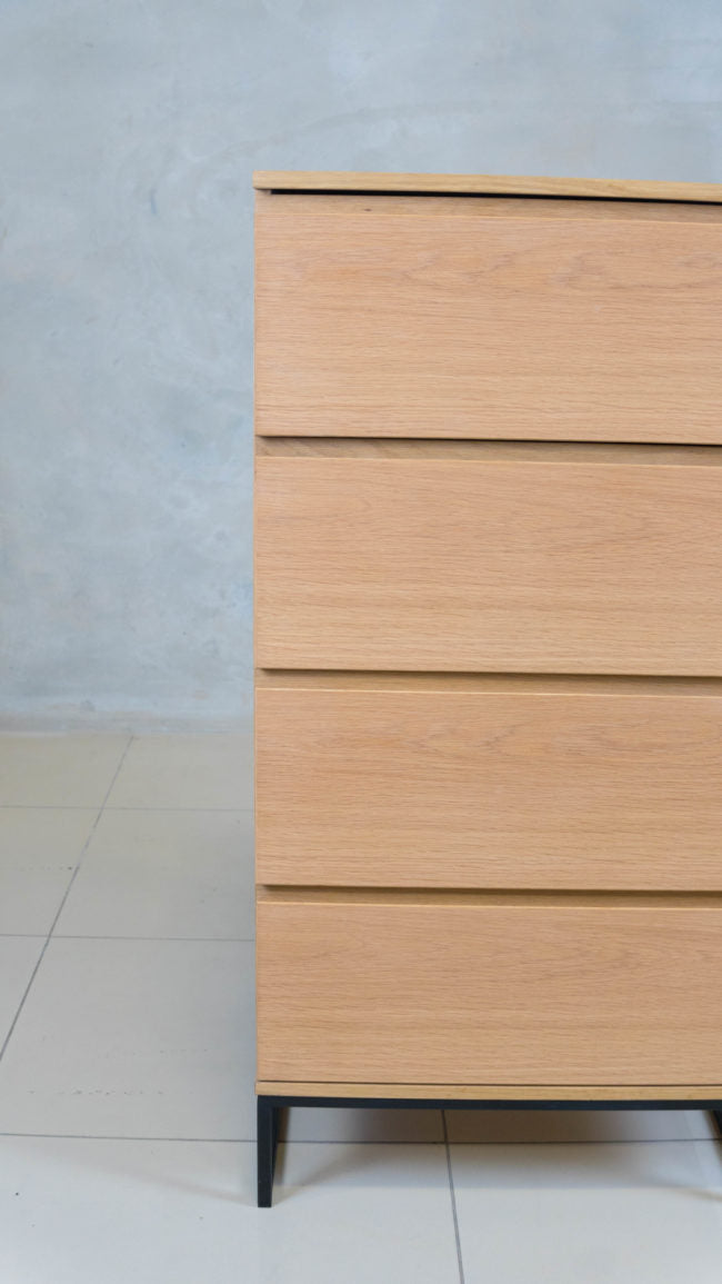 Naked Tall Boy Chest of drawers