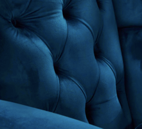 Elegant wingback armchair, locally made in South Africa.