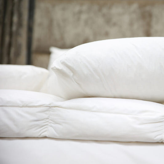 Soft and breathable Oxford Cotton Duvet Cover, featuring a tailored finish and crisp lines.