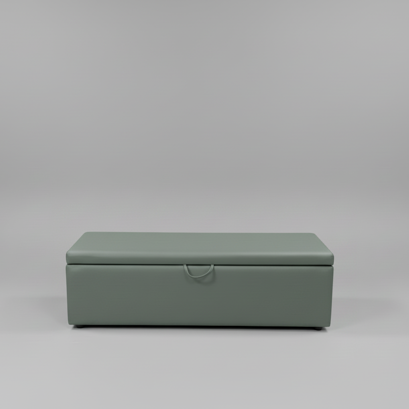 Plain Storage Ottoman