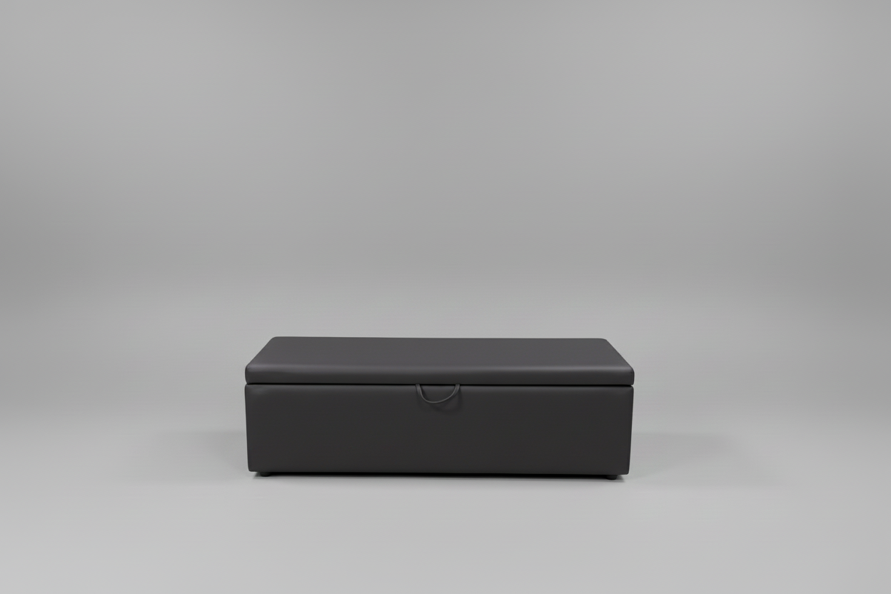 Plain Storage Ottoman