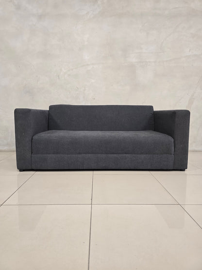 Studio Sleeper Couch in custom fabric, perfect for small modern spaces.