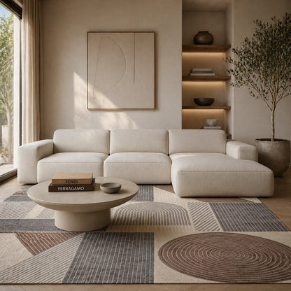 Achillies 0054- Beige/ Grey