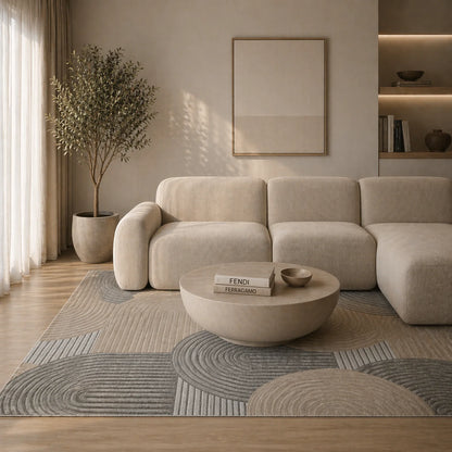 Adonis Rug 0124- L. Grey/ Cream