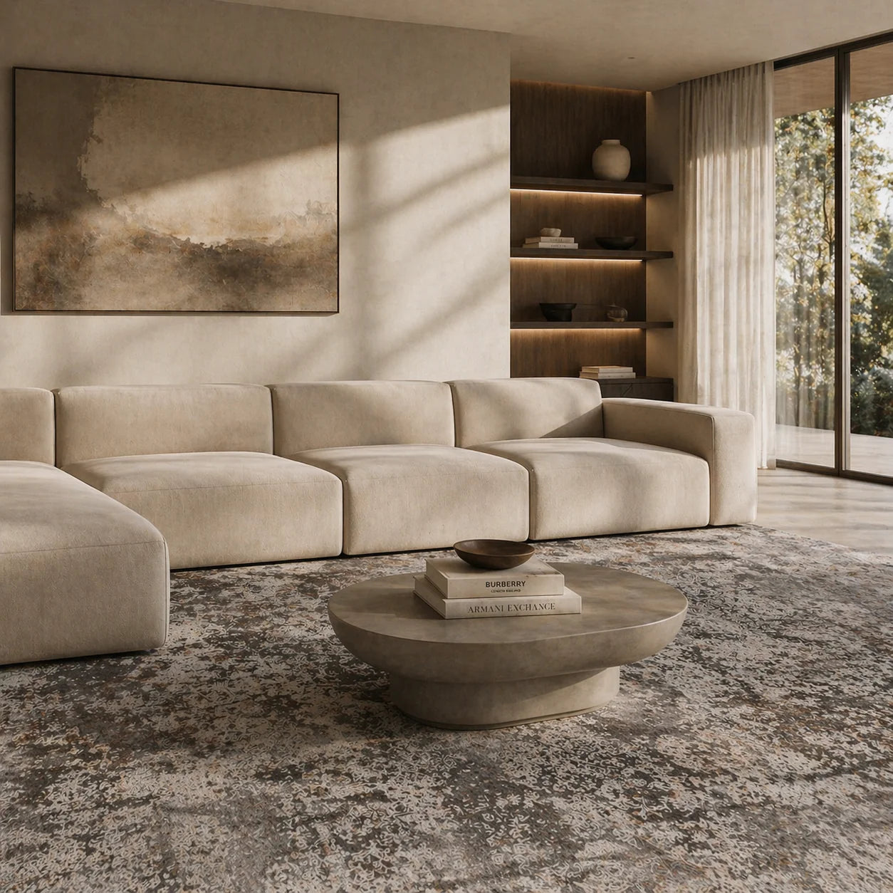 Aether Rug 21170A- Dark Grey