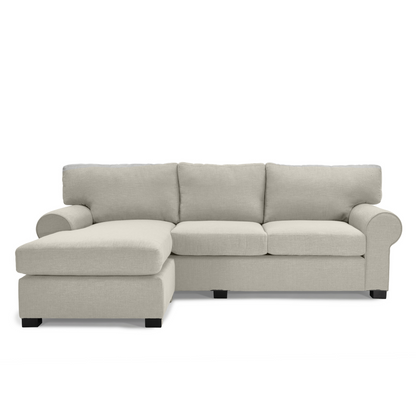 Classic Anna L-Shaped Daybed Couch, offering ample seating and timeless elegance.