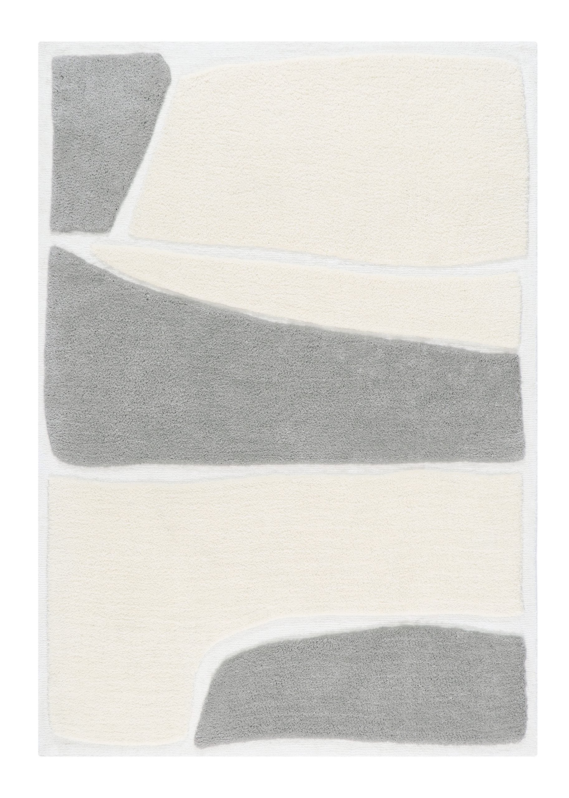 Christy Haze light-grey textured area rug