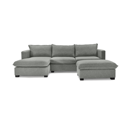 California daybed corner unit is custom Grey  colour front view