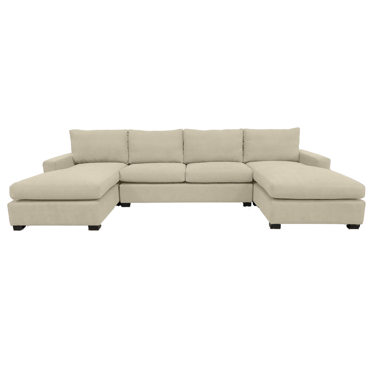 Casey U-Shaped L-Shaped Couch offering spacious and versatile semi-modular seating.
