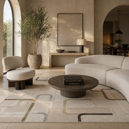 Ciro Rug 31592- Cream/ Cream