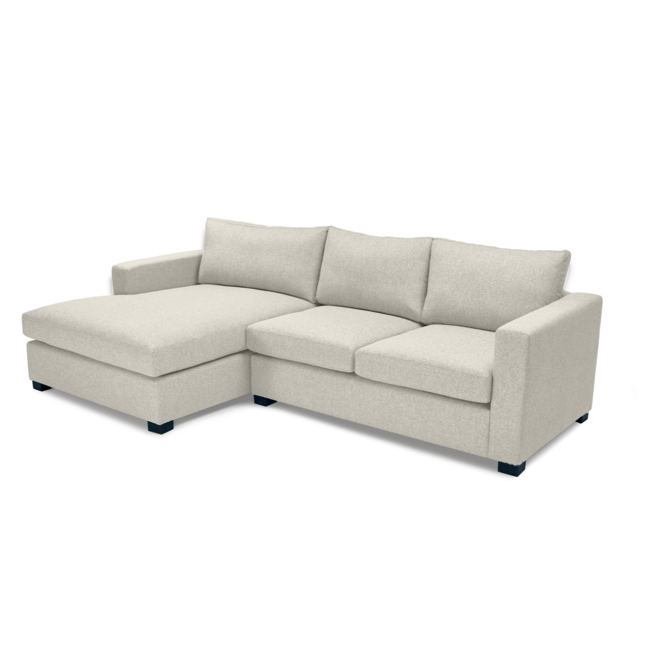 Customizable Connor L-Shape Daybed in beige cream colour, providing both comfort and style in modern interiors.