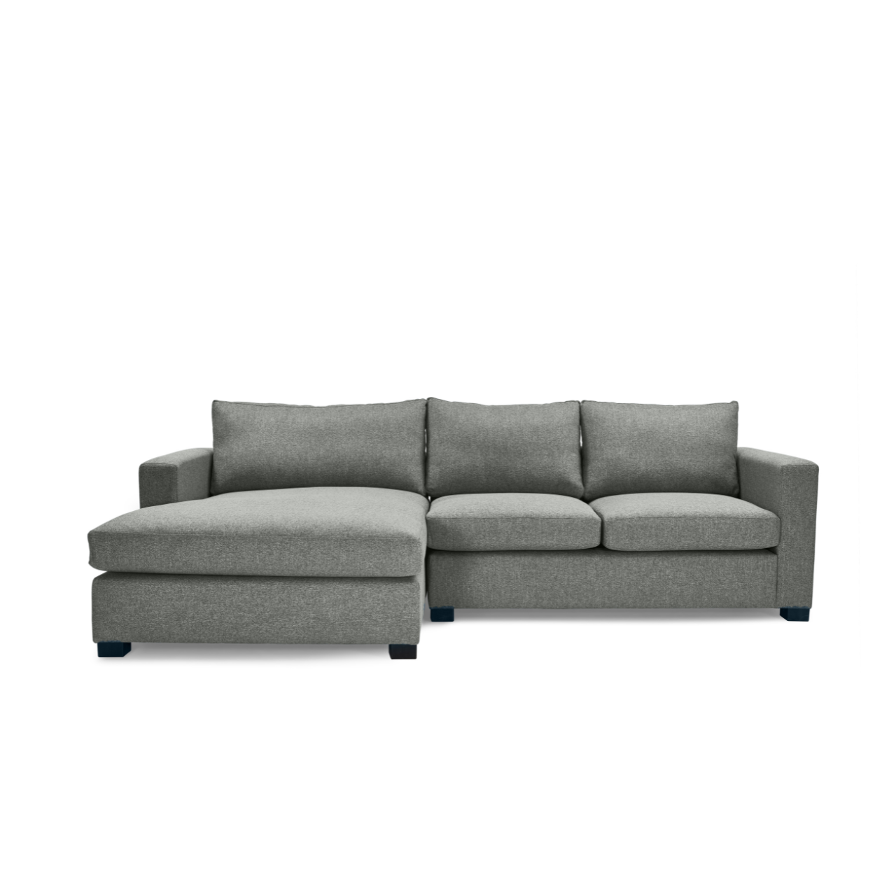 Side view of the Connor L-Shape Daybed, showcasing its spacious and modern design.