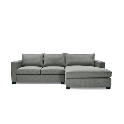 Connor Daybed in L-shape configuration, perfect for contemporary living rooms or guest rooms.