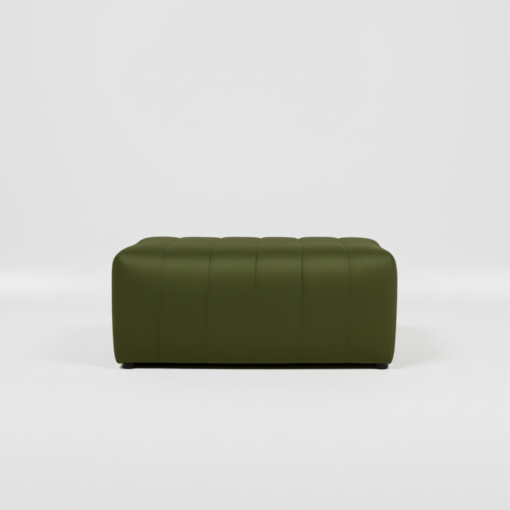 Trout Fluted Ottoman