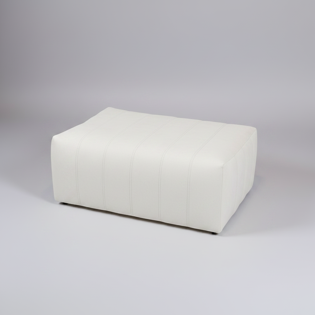 Trout Fluted Ottoman