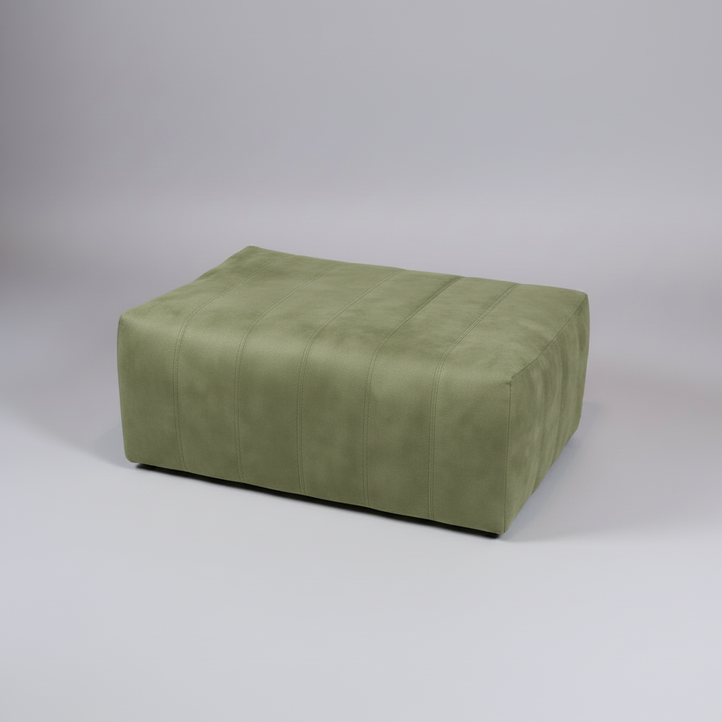 Trout Fluted Ottoman