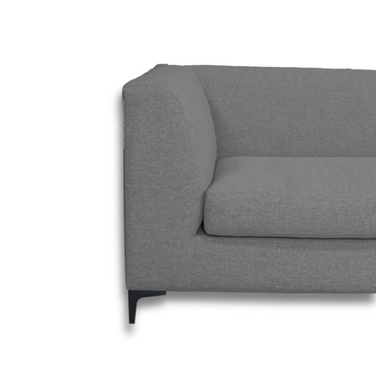 Customizable Davis L-Shaped Daybed Couch, available in various fabrics and colours.