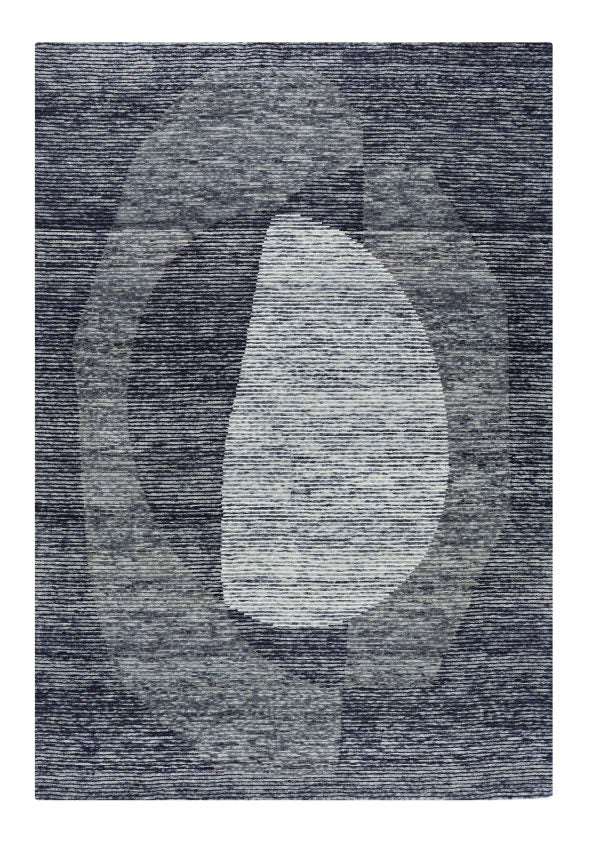Equinox Storm grey abstract area rug
