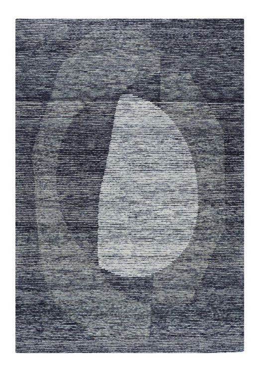 Equinox Storm grey abstract area rug