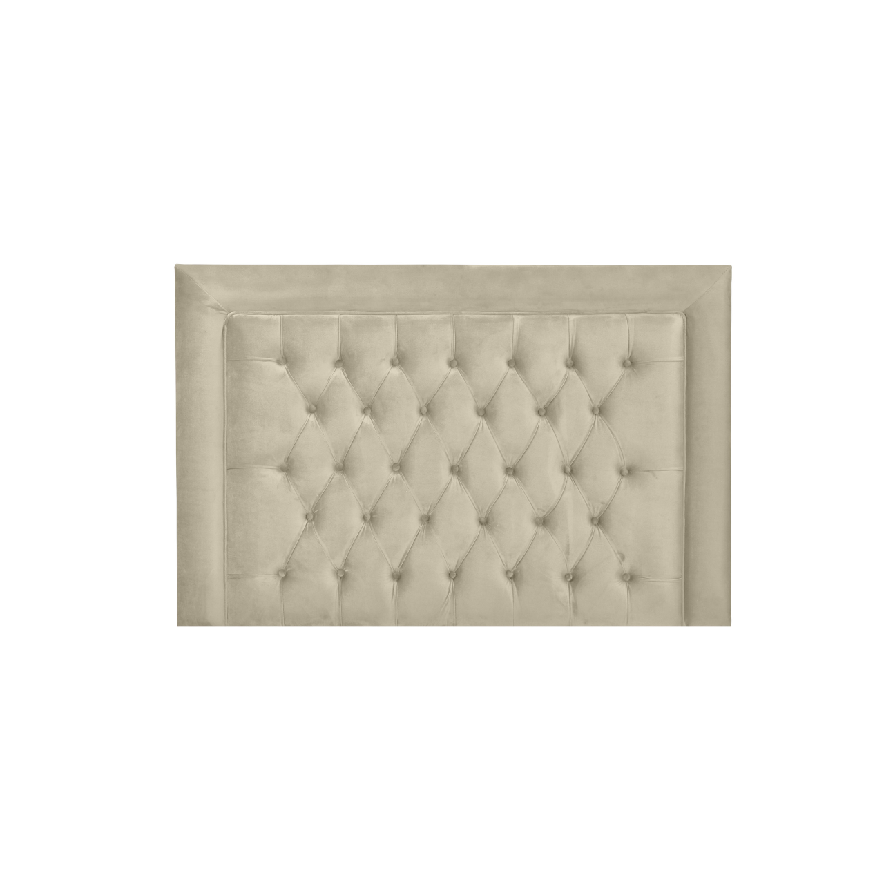  Framed Deep Button Headboard with luxurious tufting, perfect for classic bedroom decor.