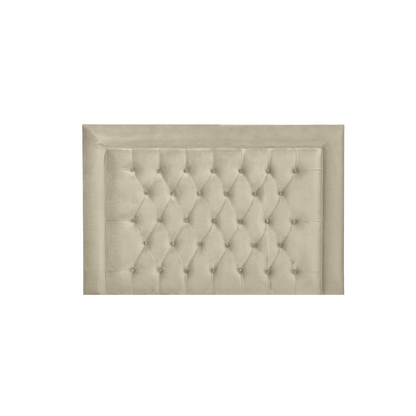  Framed Deep Button Headboard with luxurious tufting, perfect for classic bedroom decor.