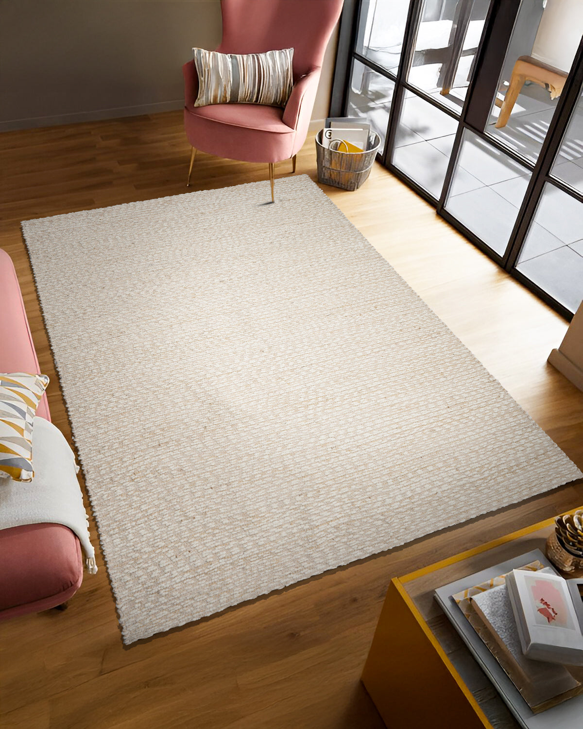 Highveld Straw natural beige area rug