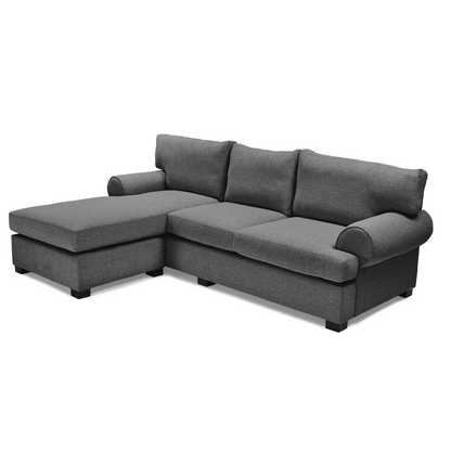 Isabella Classic Round Arm Daybed with customizable upholstery, perfect for any living space.