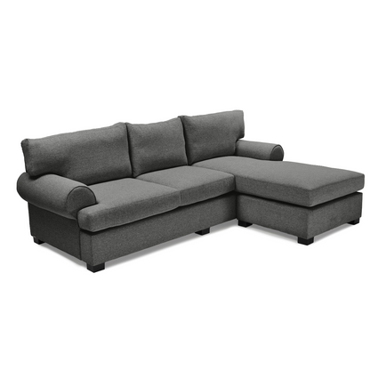 Isabella Classic Round Arm Daybed with customizable upholstery, perfect for any living space.