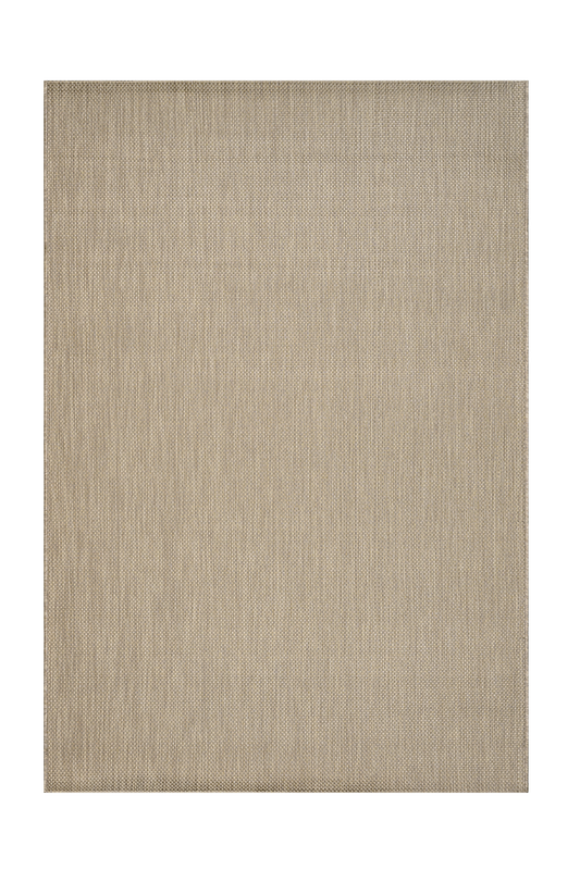 Beige textured rug on a white background