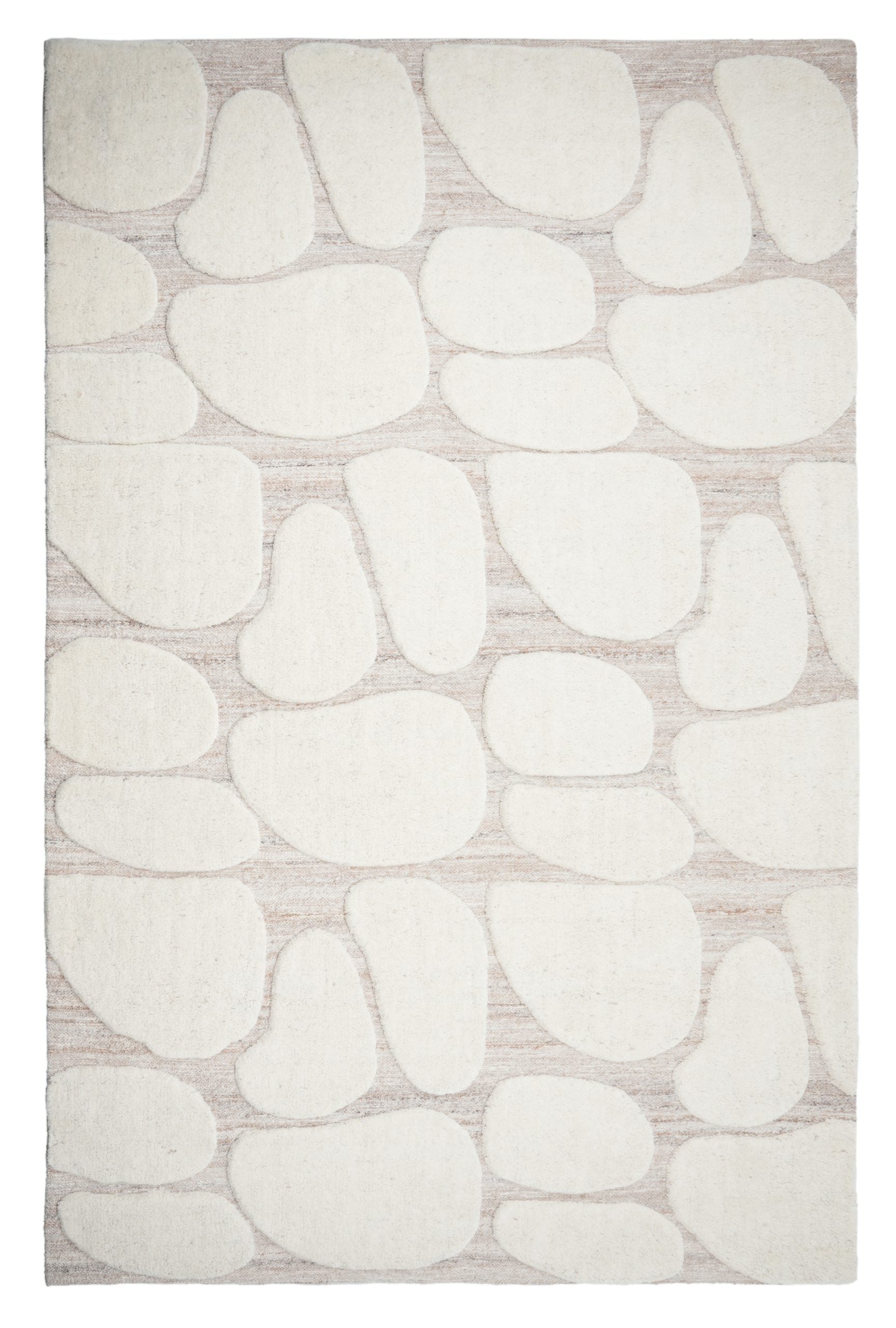 Mahe Sand Castle beige coastal area rug