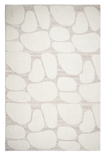 Mahe Sand Castle beige coastal area rug