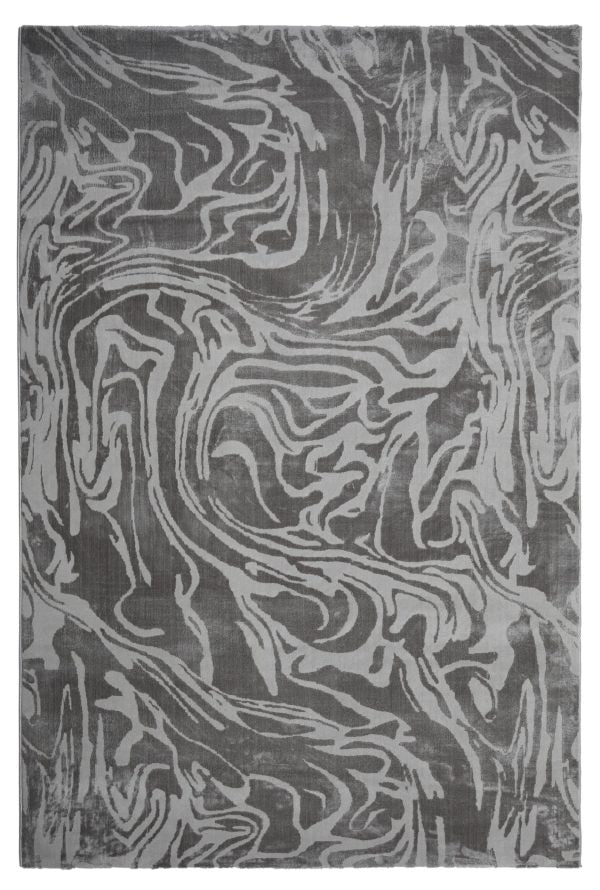 Merapi Fog light-grey area rug