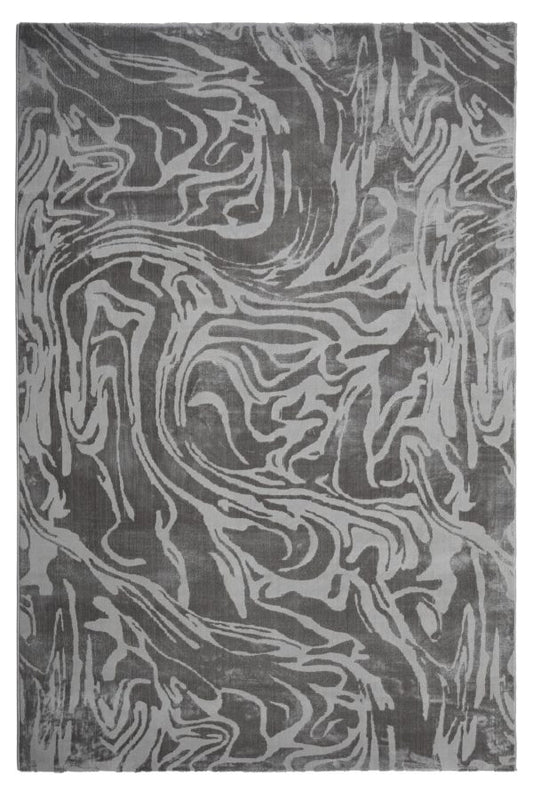 Merapi Fog light-grey area rug
