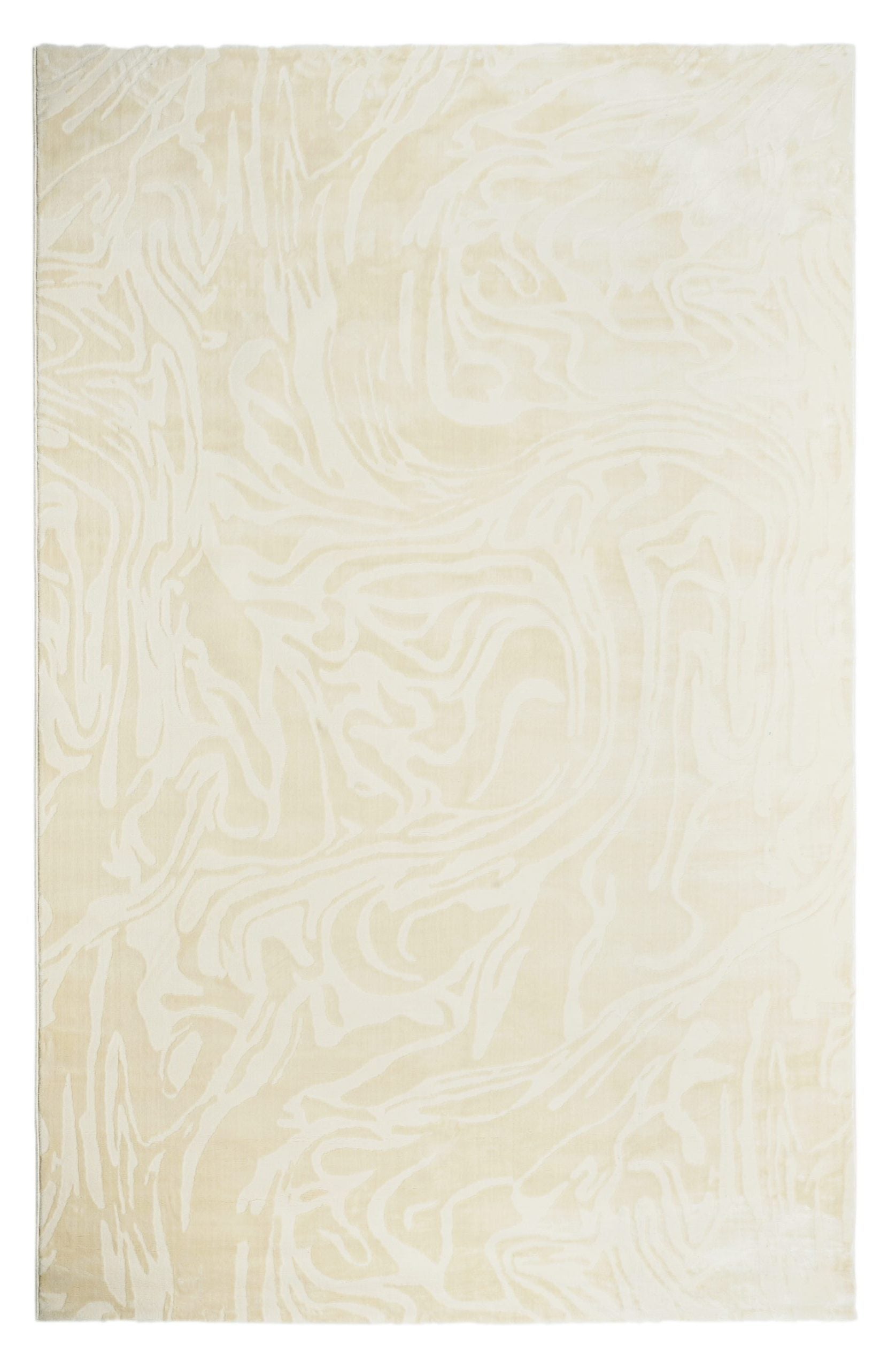 Merapi Pearl pearl-white area rug