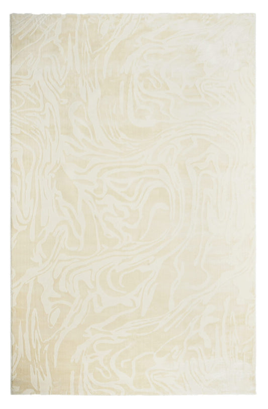 Merapi Pearl pearl-white area rug