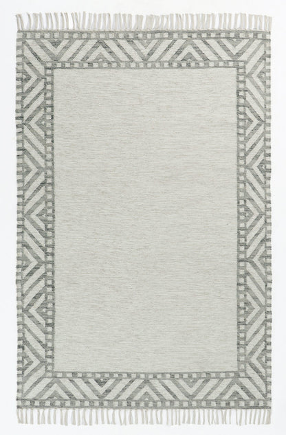 Mesa Pumice textured grey area rug