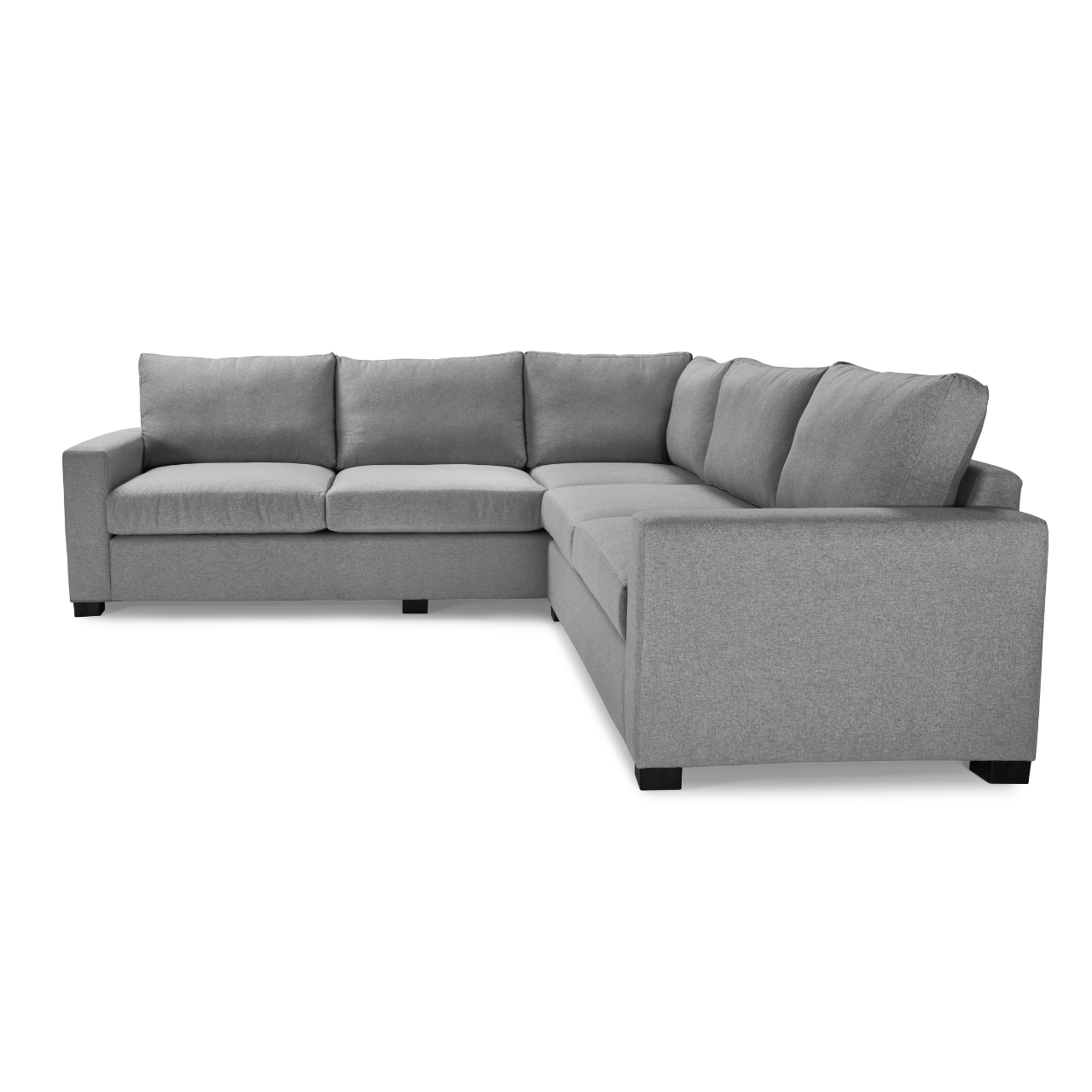 Mexico L-Shaped Corner Couch with a minimalist design and thin arms, ideal for modern homes.