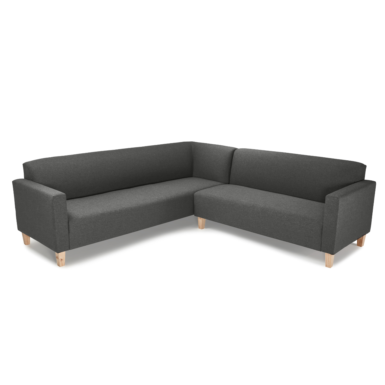Modern New York L-Shaped Corner Couch with fixed seating, ideal for cosy apartments.