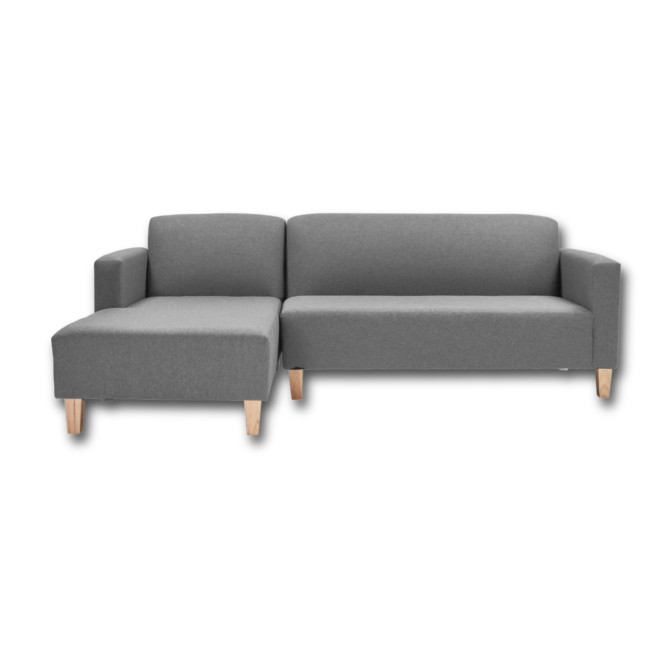 New York L-Shaped Daybed Sofa with fixed seating, combining modern style and stability.