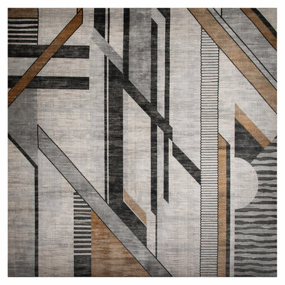 Nyx rug 21095A- Cream/ Dark Grey